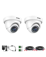 C419  2Pack /4Pack 2MP TVI/CVI/AHD/CVBS Dome CCTV Camera (4AK-4192B/2AK-4192B)