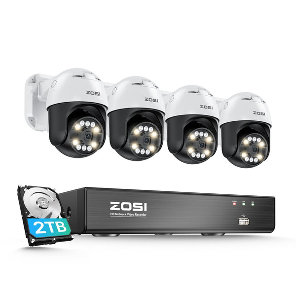 zosi C296 8MP 4camera system